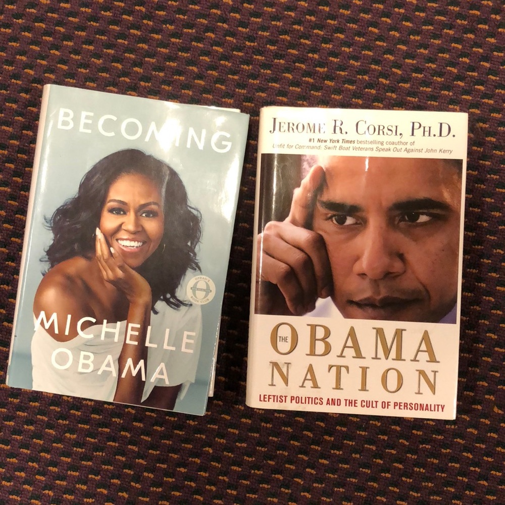 The Obama Nation AND Becoming Michelle Obama-2. books